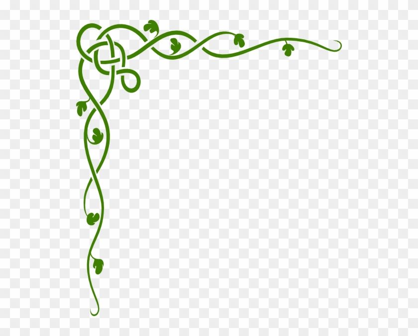 Green Celtic Vine Clip Art At Clkercom Vector Clip - Vine Border #206551