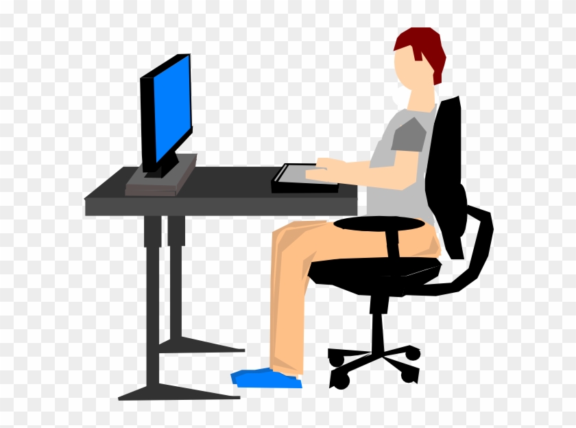 8 Chair Table Clip Art - Ergonomics Clipart #206554