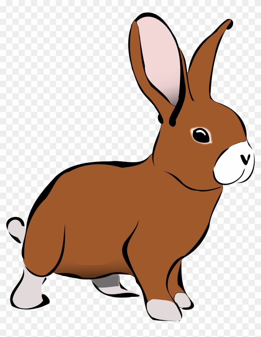 Clipart Brown Rabbit - Rabbit Clipart #206580