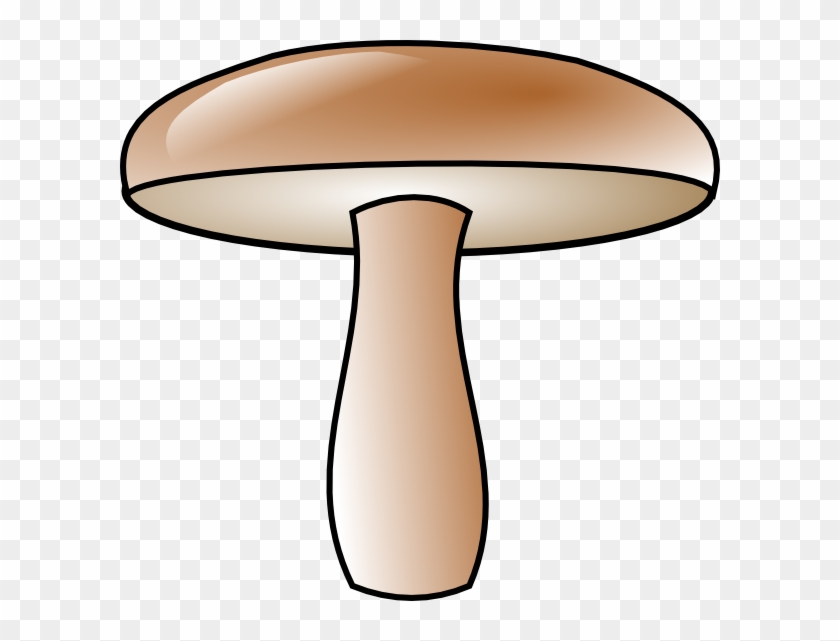 Sliced Mushroom Clipart Black And White - Mushroom Cartoon On Pizza #206586
