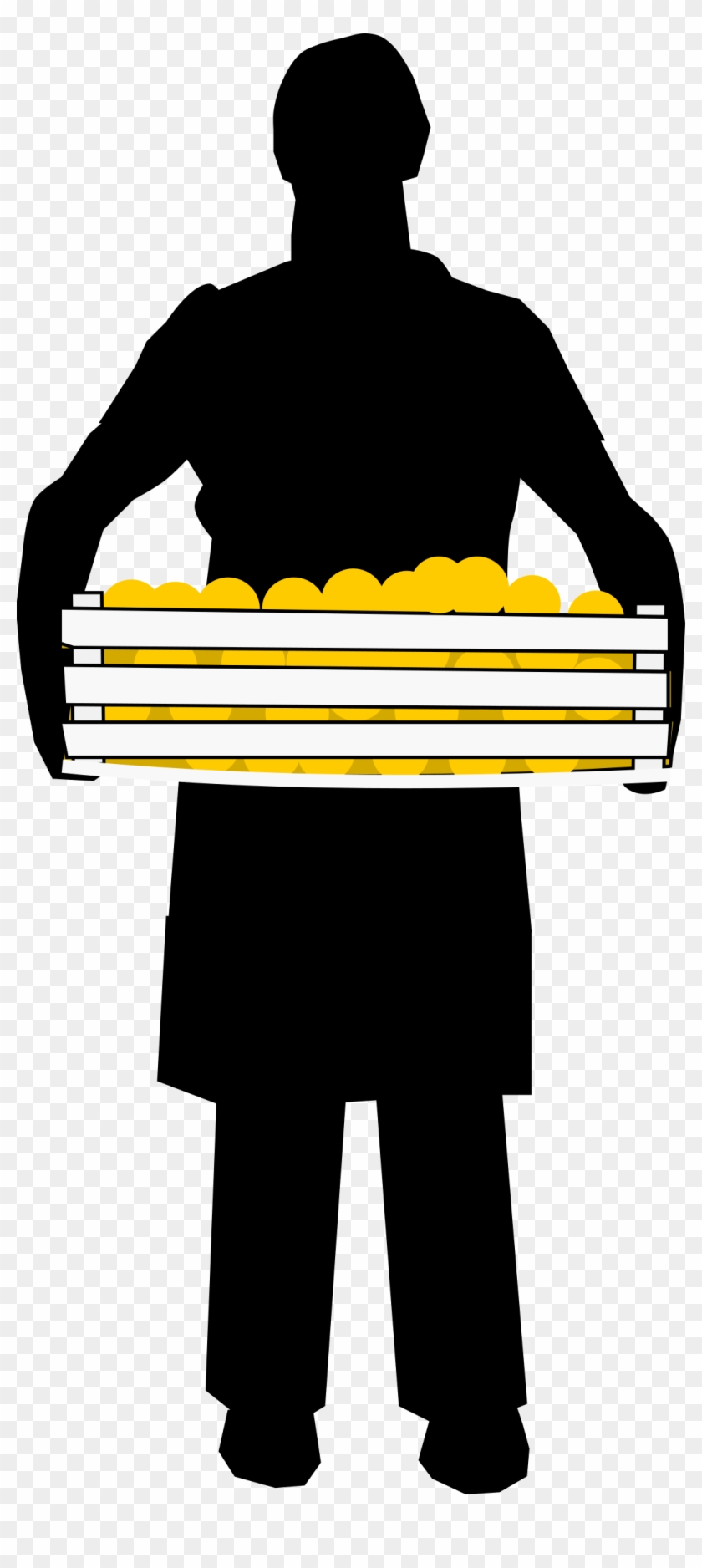 Grocery Store Silhouette Clip Art - Grocery Store Silhouette Clip Art #206665