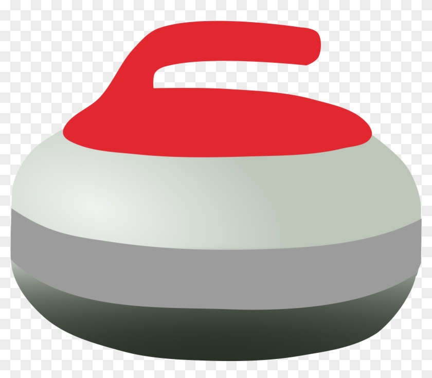 Clipart Red Curling Rock - Curling Png #206819