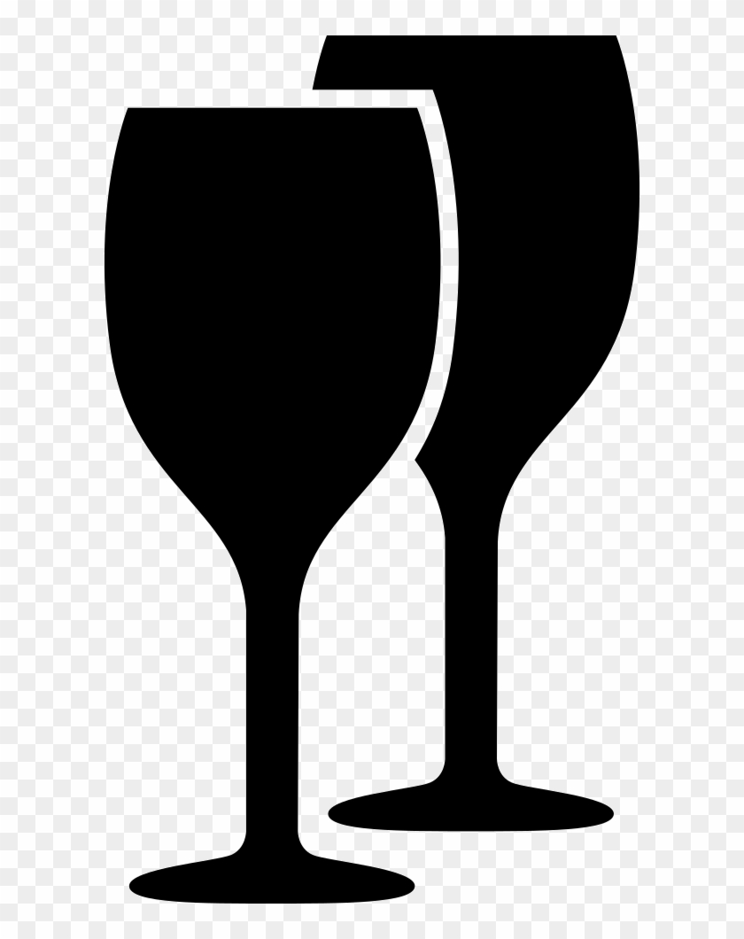 Wine Glasses Black Couple Comments - Wine Glass Black Png #206839