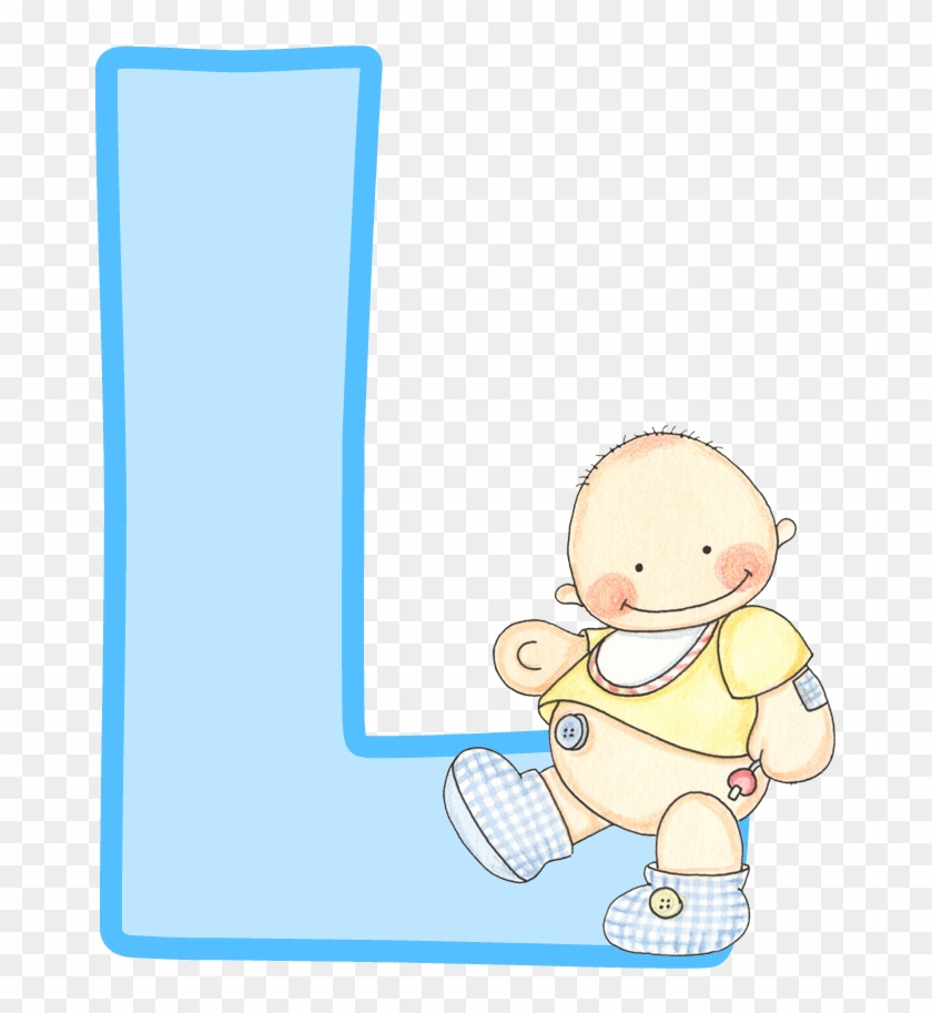 Alfabeto Con Lindo Bebé - Letra L Para Bebe #206873