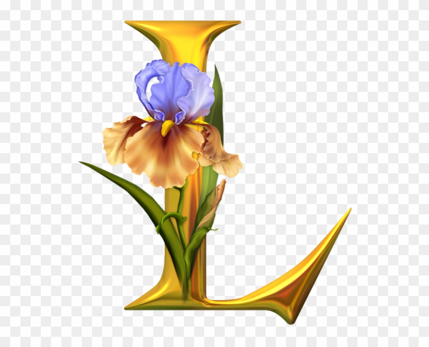 Alphabet With Roses Png - Tube Alphabet #206886
