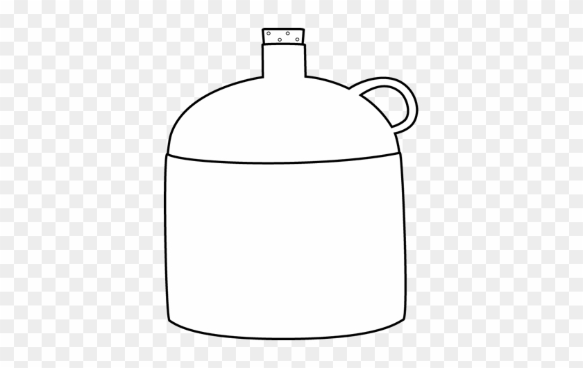 Black And White Jug - Jug Clipart Black And White #206889