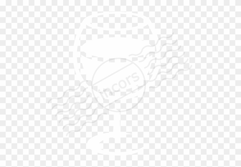 Wine White Glass Icon - Wine Glass Icon White #206926