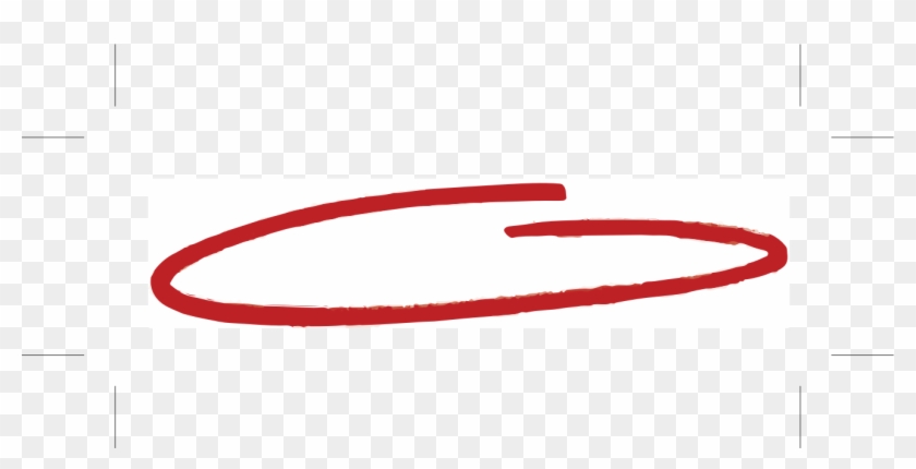 Transparent Red Circle Pen Clipart - Red Pen Circle Png #206964
