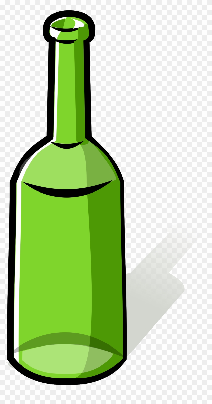White Wine Glass Bottle Clip Art - White Wine Glass Bottle Clip Art #206992