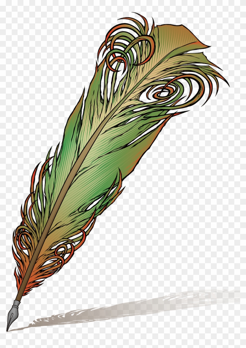 Quill Pen Clip Art Clipart Free To Use Resource - Feather Pen Clipart #206988