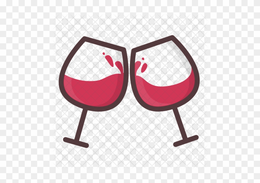 Wine Icon - Wine Glasses Cheers #207002