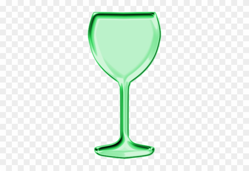 Green Glass Goblet Png By Clipartcotttage - Green Glass Clipart #207021