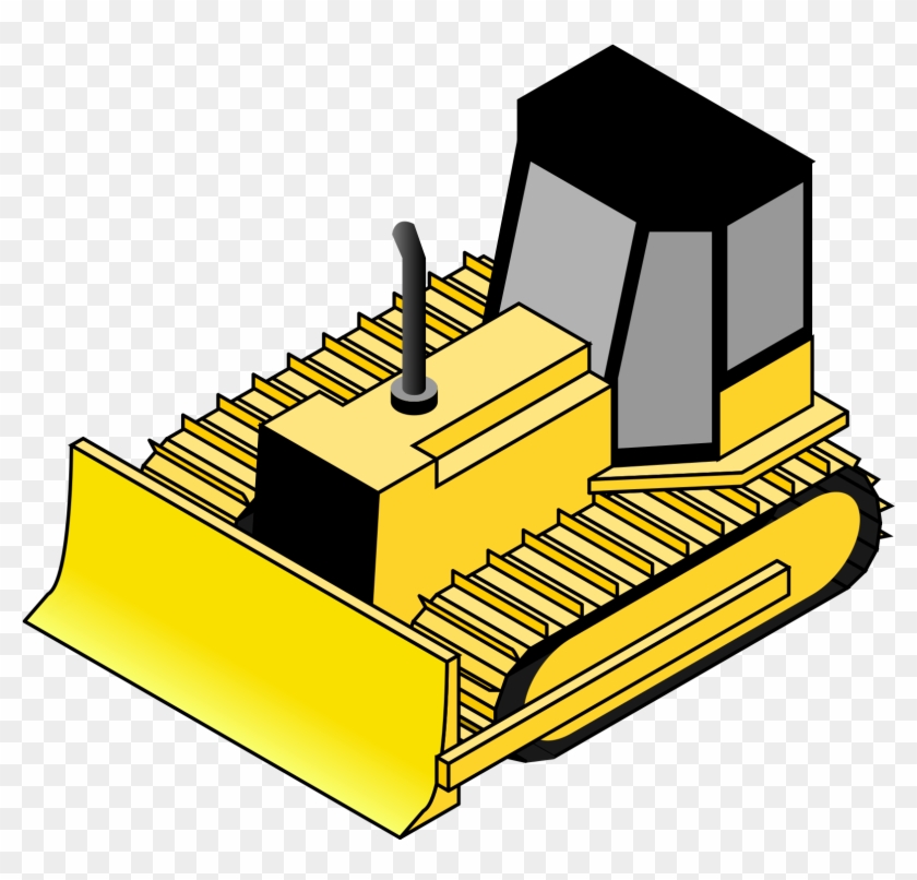 Open - Bulldozer Isometric #207026