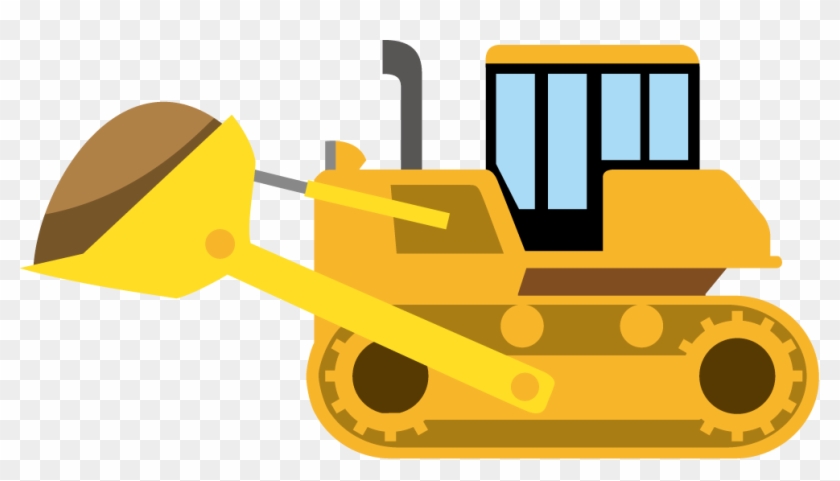 Cat Clipart Bulldozer - Construction Clipart #207037