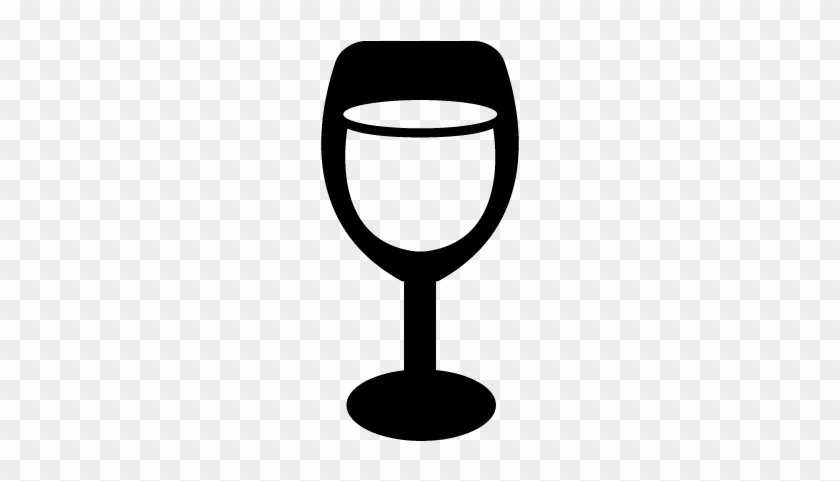 Wine Glass With Drink Vector - Wine Glass #207050