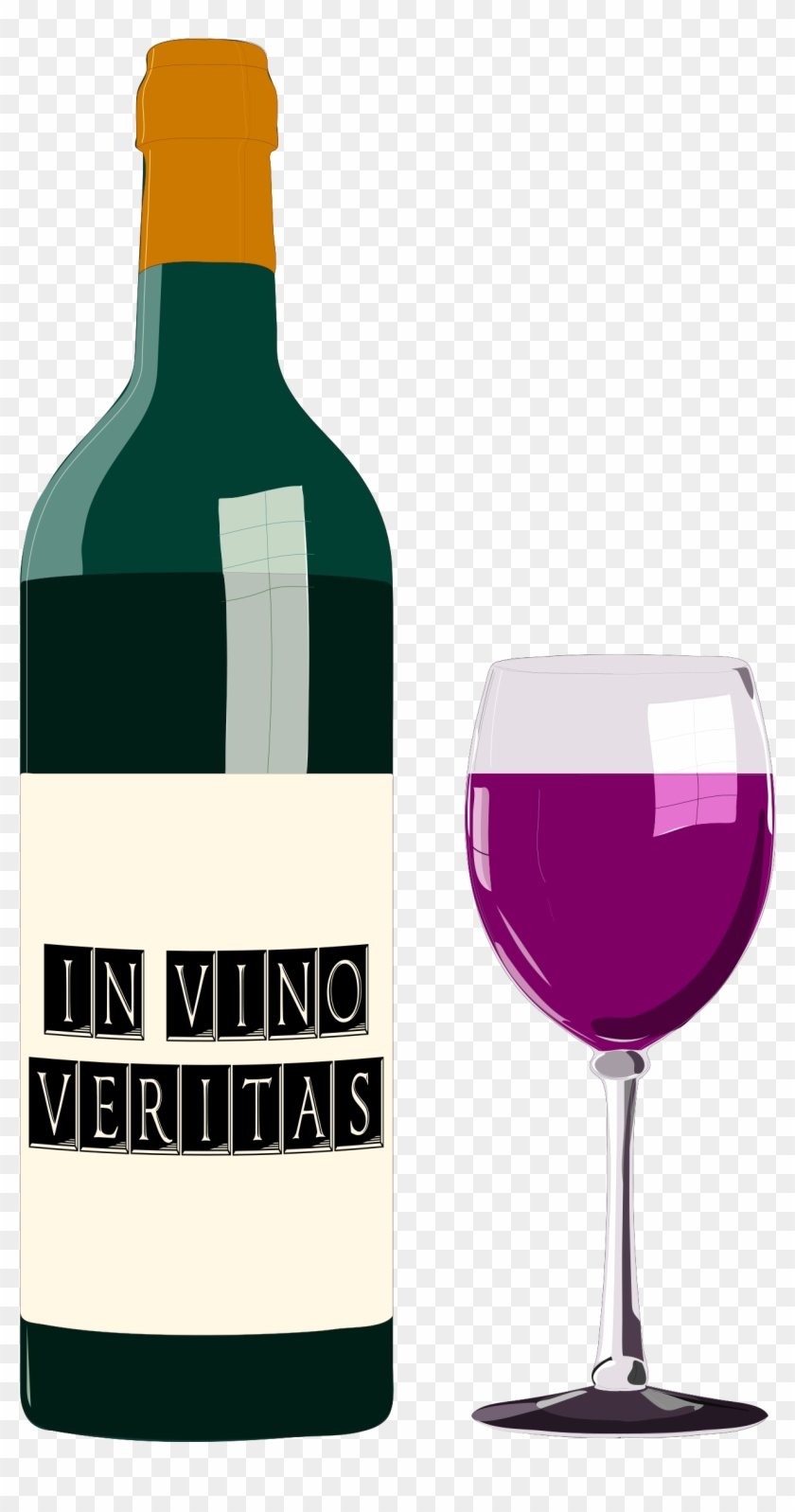 Vino Veritas - Wine Bottle Clip Art #207090