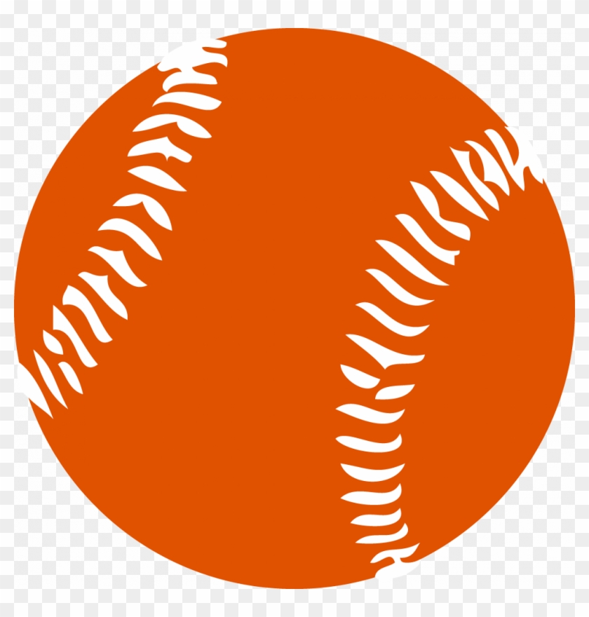 Custom Baseball Softball Car Shaped Magnets - Orange Baseball #207198