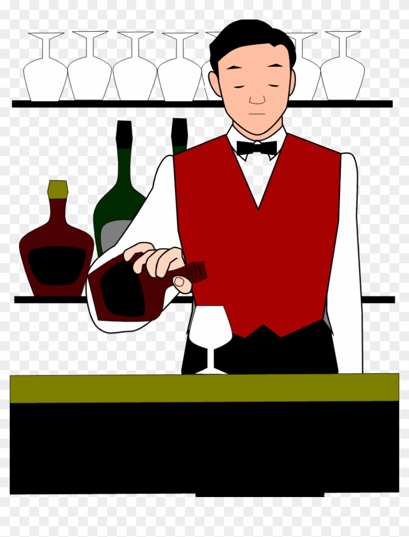 Cocktail Bartender Clip Art - Bartender Clipart #207286