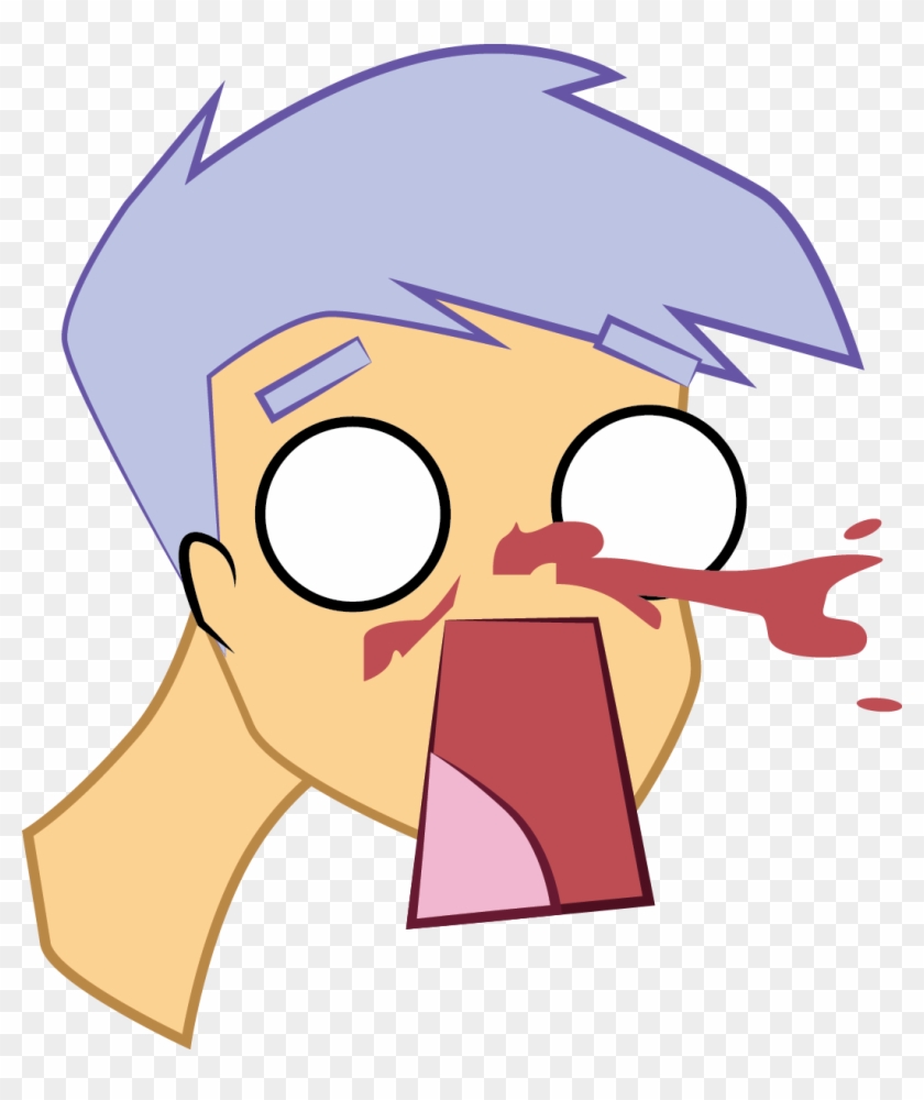 Nose Clipart Free - Anime Nose Bleed Png #207349