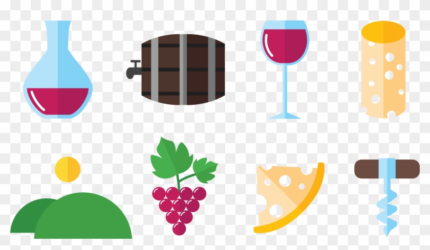 Red Wine Grape Icon - Red Wine Grape Icon #207376