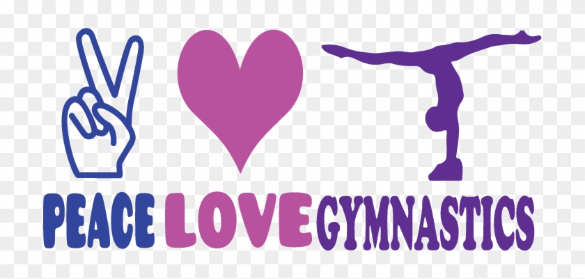 Peace Love Gymnastics Logo Design - Peace Love Gymnastics #207371