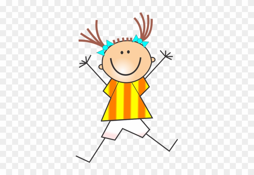 Girl Doing Cartwheels Public Domain Vectors - Cartwheel Clipart #207609