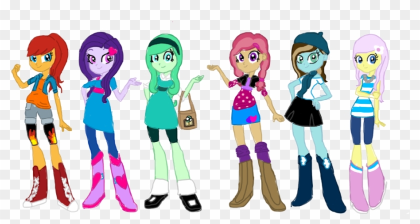 My Mane Six As Equestria Girls By Mintyfresh103 - My Mane Six Equestria Girls #207611