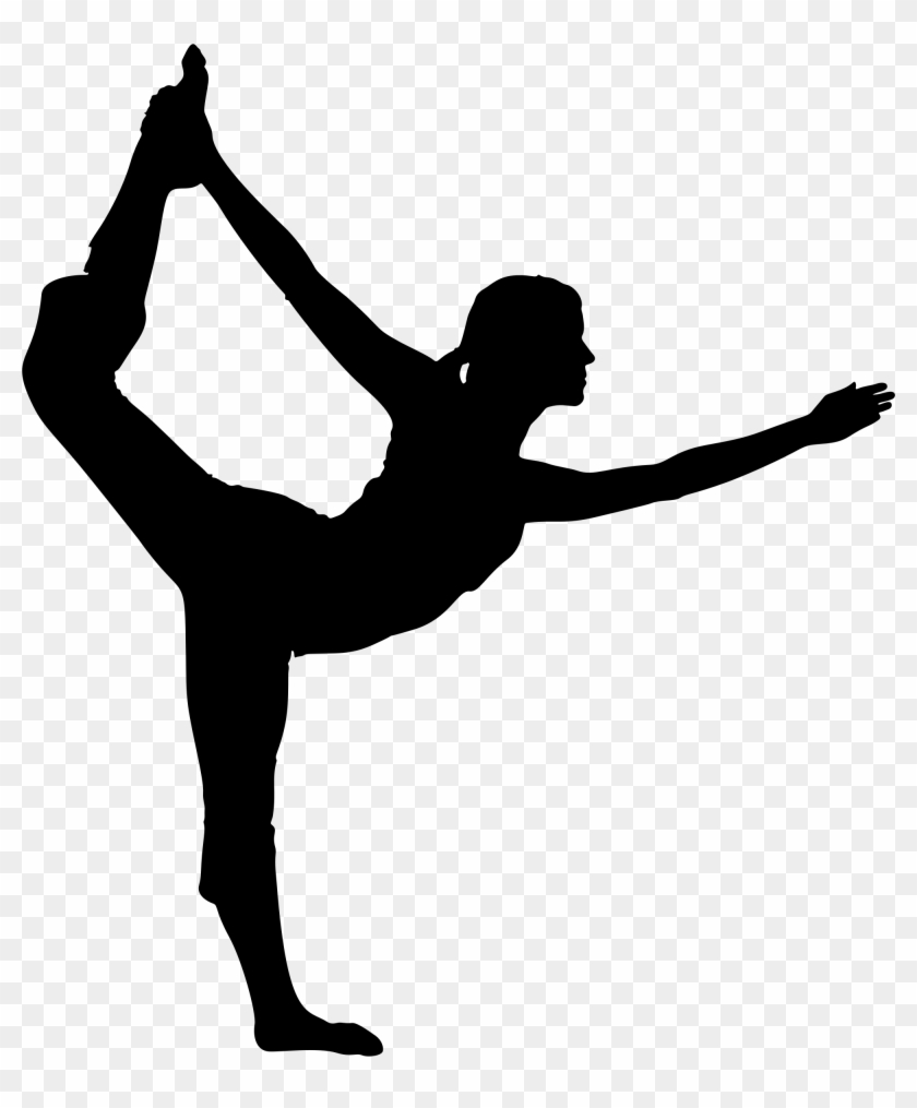 Yoga Pose Silhouette 21 - Yoga Pose Silhouette Png #207651