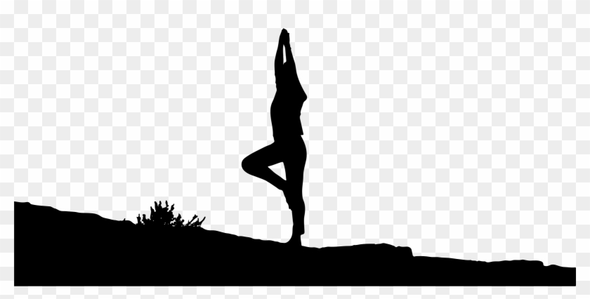 Yoga Pose Silhouette - Silhouette Yoga Images Png #207652