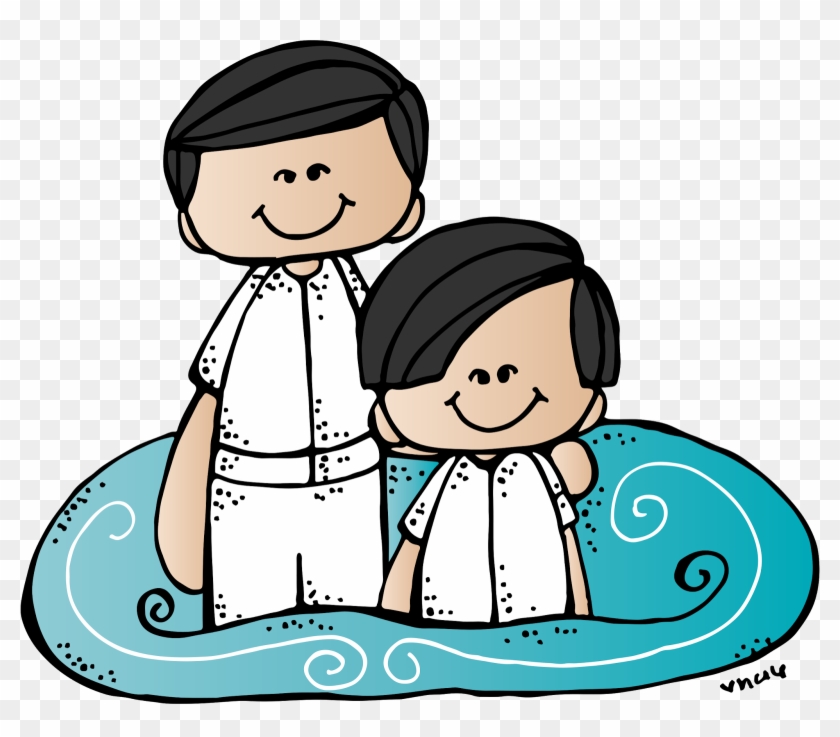 Baptism Ideas - Lds Black And White Clipart Of Baptism #207714