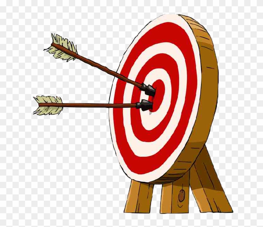 Archery Lessons At Sports At The Beach Archery Range - Bow And Arrow Target Clipart #1309675