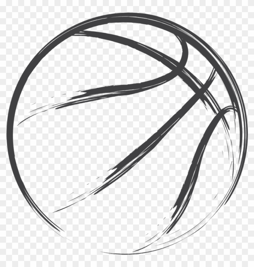Basketball Black And White Clip Art Download - Basketball Image Transparent Background #1309704