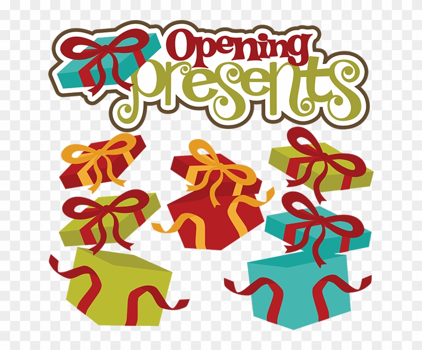 Opening Presents - Clip Art #1309729