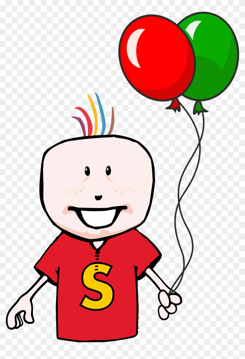 Balloon Happy Child Infant Kid Png Image - Happy Birthday: Birthday Notebook For 5 Years Old, #1309771