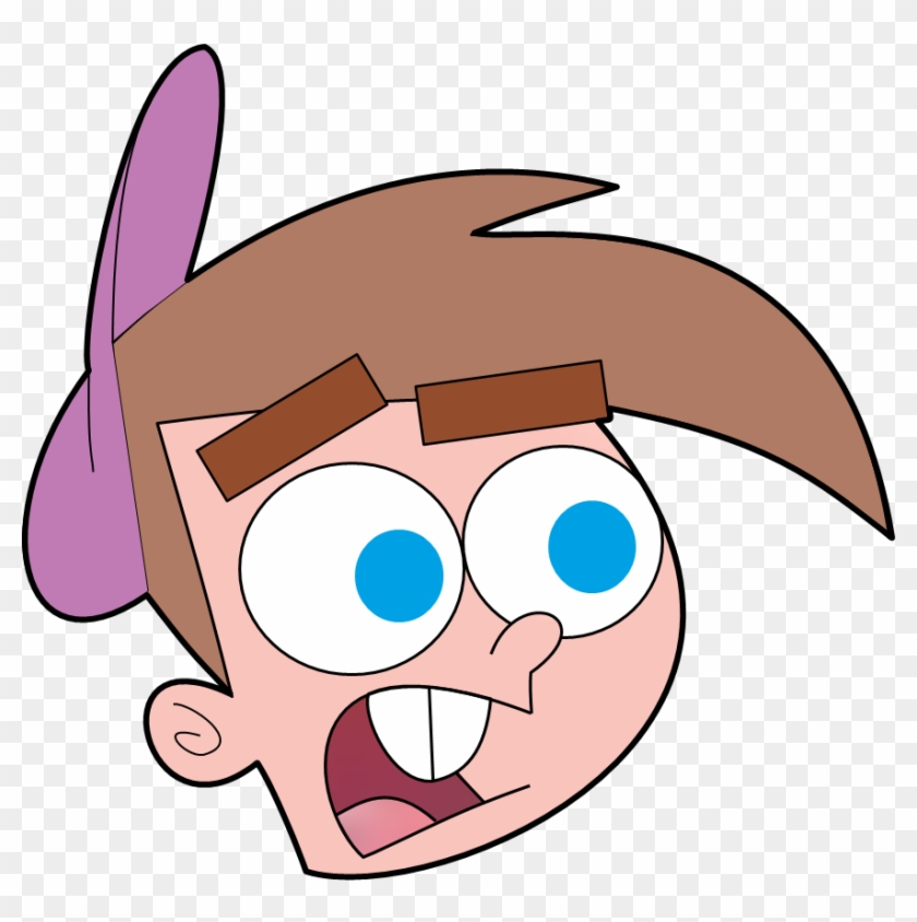Timmy Turner's Head Mouth Open By Jtgp-chromrea - Timmy Turner Head Png #1309812