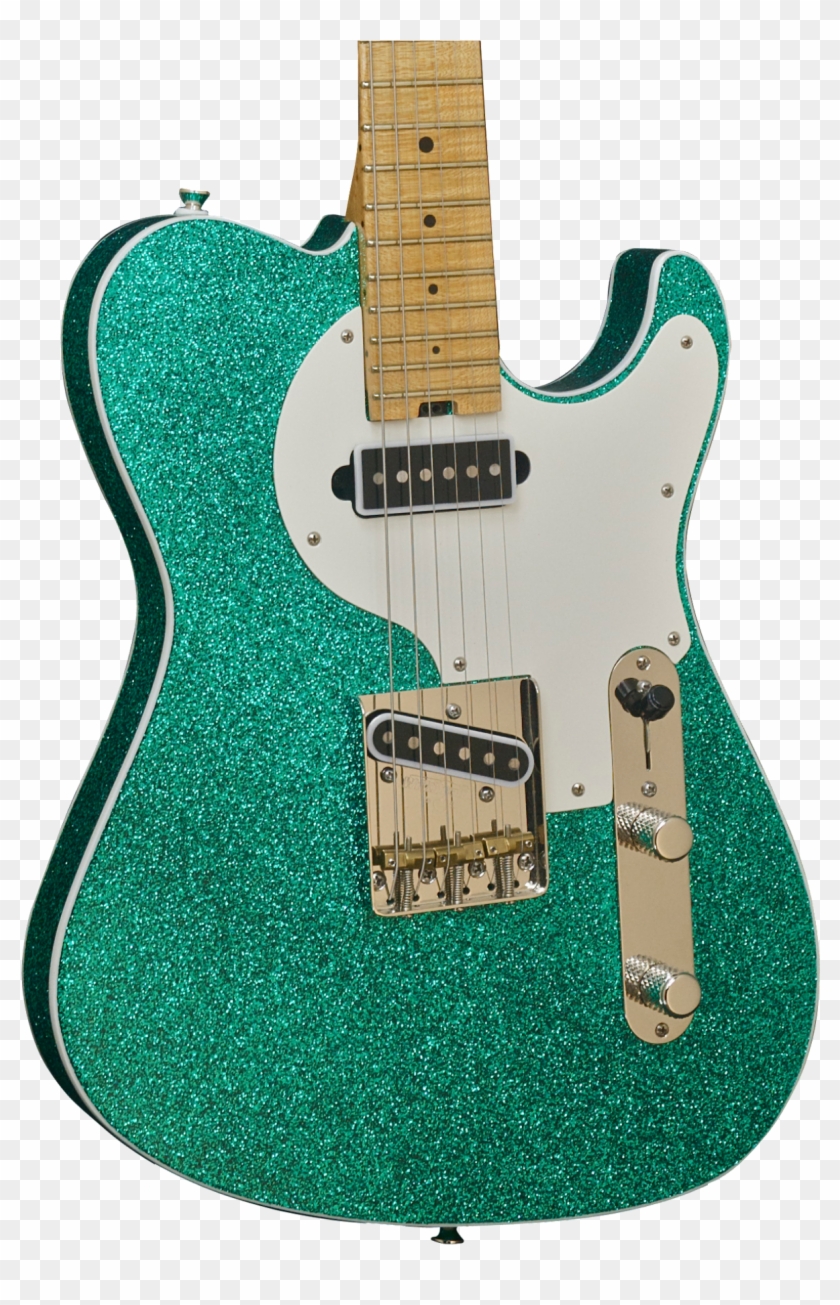 Asher T Classic Guitar In Aqua Sparkle, - Electric Guitar #1309984