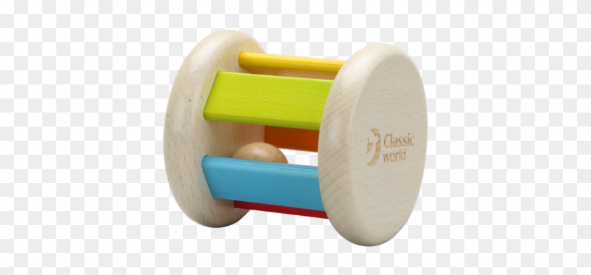 Roller Rattle - Wooden Rattle Baby Roller #1310011