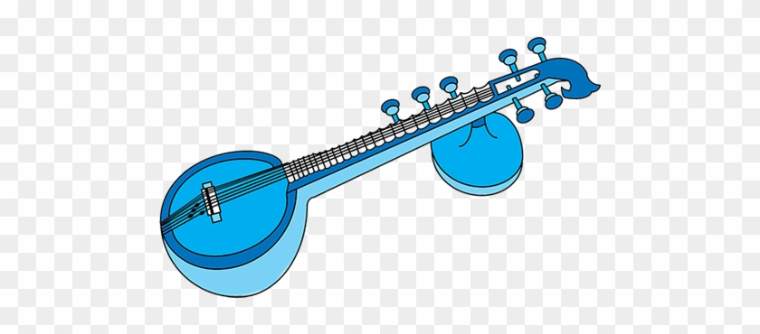 Instrument Clipart Sarangi - Cartoon Images Of Veena #1310071