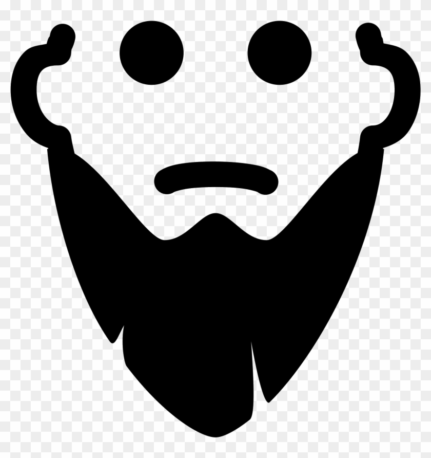 Beard Png - Long Hair Long Bearded Cartoon #1310147