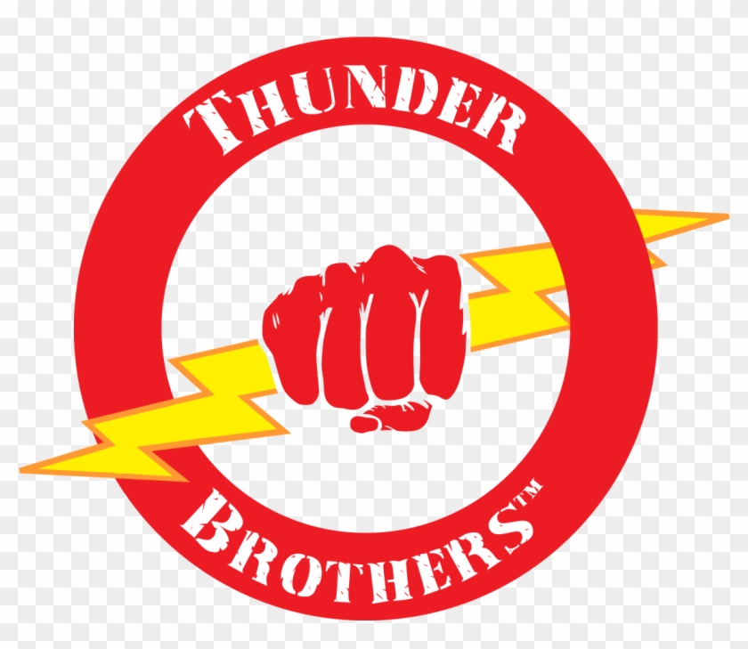 Rev05-1 Thunder Brothers Logo Tm Down - Circle #1310208
