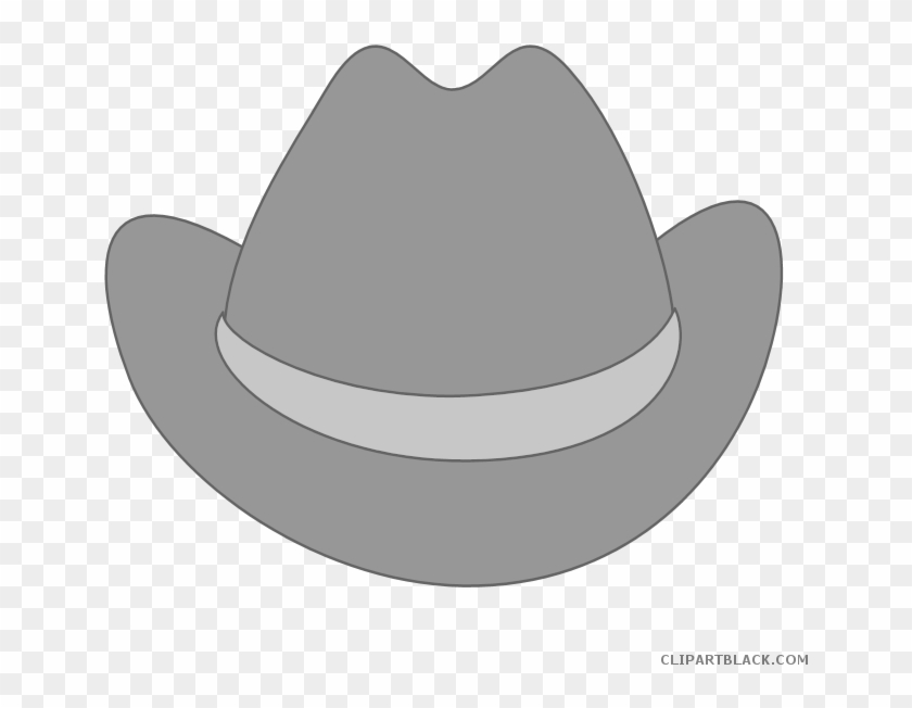 Cowboy Hat Tools Free Black White Clipart Images Clipartblack - Clip Art #1310211
