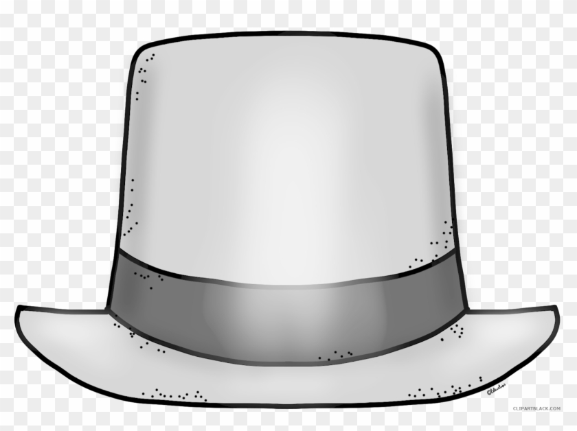 Hat Tools Free Black White Clipart Images Clipartblack - Clip Art #1310228