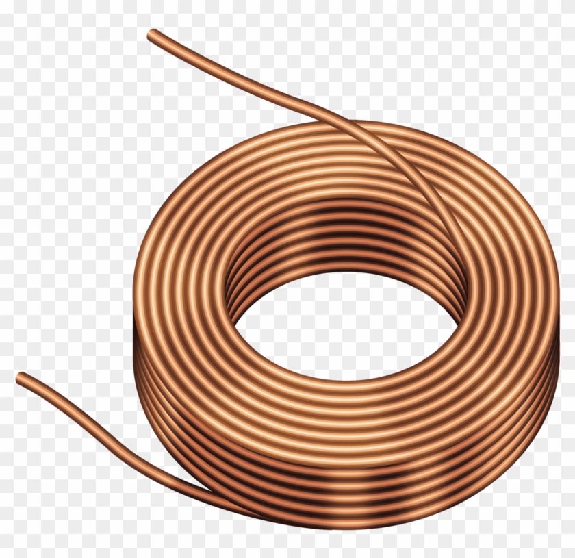 Bobbinless Coil - Coiled Copper Wire Png #1310266