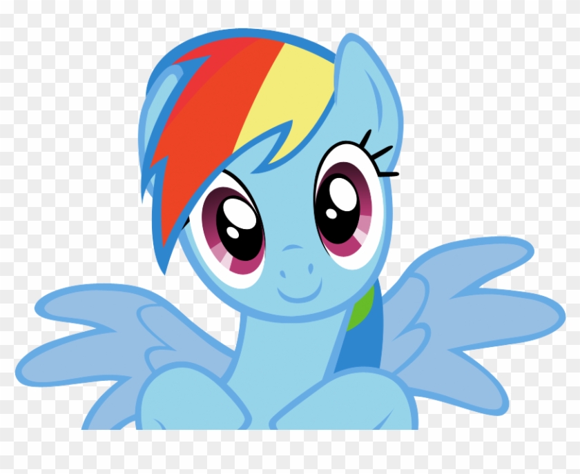 Pngmlp Rainbow Dash Happy - Rainbow Dash #1310273