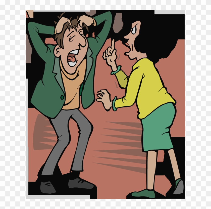 Alfa Img Rude Person Clipart - Husband And Wife Arguing #1310465