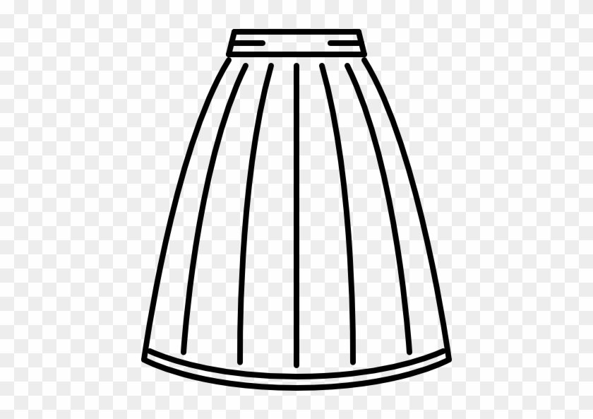 Isolated Mini Skirt Icon In Outline Style. 24869628 Vector Art at Vecteezy