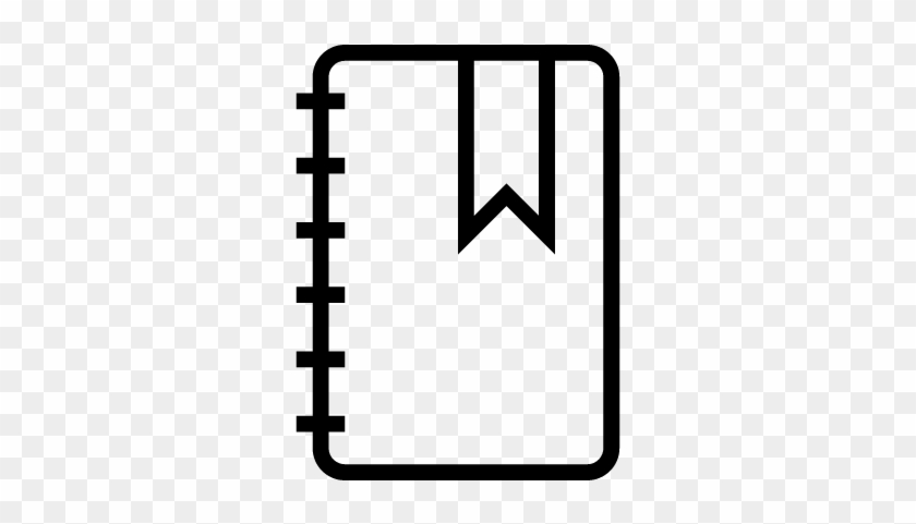 Notebook Stroke Interface Symbol With Spring And A - Notebook Symbols #1310511