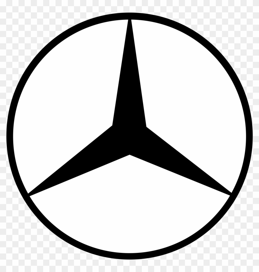 Mercedes Benz Clipart Svg - Mercedes Benz Logo Vector #1310570