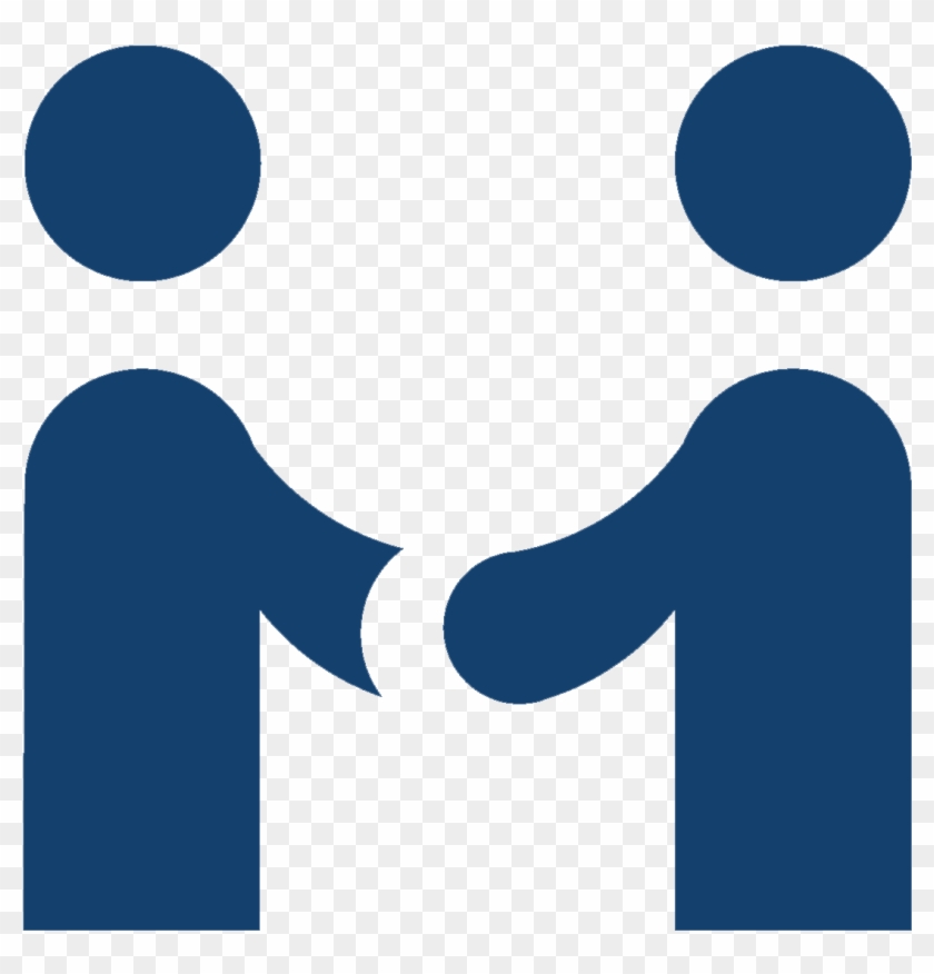 Alternatives To Going To Court - Face To Face Icon Blue #1310920