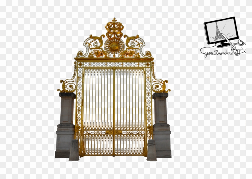 Gate Castle Of Versailles Png By Jean52 - Gates Of Heaven Png #1311059